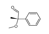 α-Methoxy-α-phenyl-propionaldehyd Structure