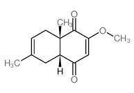 (4aR,8aS)-2-methoxy-6,8a-dimethyl-5,8-dihydro-4aH-naphthalene-1,4-dione picture