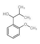 1-(2-methoxyphenyl)-2-methyl-propan-1-ol结构式