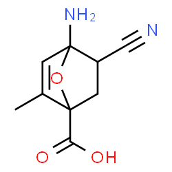 7-Oxabicyclo[2.2.1]hept-2-ene-1-carboxylicacid,4-amino-5-cyano-,methyl Structure