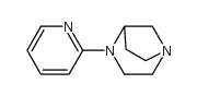 1,4-Diazabicyclo[3.2.1]octane,4-(2-pyridinyl)-(9CI) structure