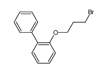 biphenyl-2-yl-(3-bromo-propyl)-ether结构式