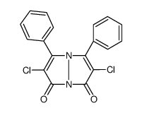2,6-dichloro-1,7-diphenylpyrazolo[1,2-a]pyrazole-3,5-dione Structure
