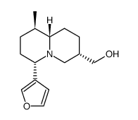 (3S,9aβ)-Octahydro-6α-(3-furyl)-9β-methyl-2H-quinolizine-3-methanol picture