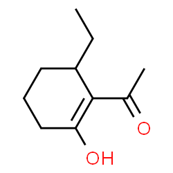 Ethanone, 1-(6-ethyl-2-hydroxy-1-cyclohexen-1-yl)- (9CI) Structure