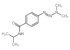 Benzamide, 4-(3,3-dimethyl-1-triazenyl)-N-(1-methylethyl)- structure