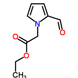 Ethyl (2-formyl-1H-pyrrol-1-yl)acetate结构式