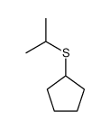 Cyclopentylisopropyl sulfide结构式