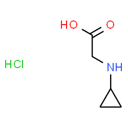 2-(Cyclopropylamino)acetic acid hydrochloride Structure