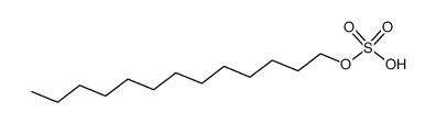 Sulfuric acid hydrogen tridecyl ester结构式