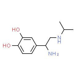 1,2-Benzenediol, 4-[1-amino-2-[(1-methylethyl)amino]ethyl]- (9CI) Structure