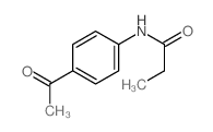 N-(4-acetylphenyl)propanamide Structure