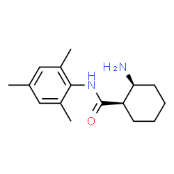 Cyclohexanecarboxamide, 2-amino-N-(2,4,6-trimethylphenyl)-, cis- (9CI) structure