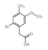 2-(2-bromo-5-methoxy-4-methyl-phenyl)acetic acid picture