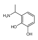 1,2-Benzenediol, 3-(1-aminoethyl)- (9CI) structure