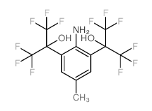 1,3-Benzenedimethanol,2-amino-5-methyl-a1,a1,a3,a3-tetrakis(trifluoromethyl)- structure