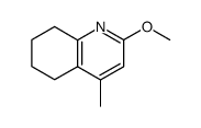 Quinoline, 5,6,7,8-tetrahydro-2-methoxy-4-methyl- (9CI) structure