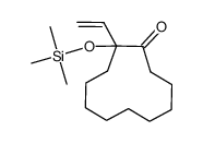 2-trimethylsilyloxy-2-vinylcycloundecanone Structure