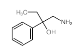 Benzenemethanol, a-(aminomethyl)-a-ethyl- structure