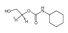 1,1-Dideuterio-2-hydroxyethyl Cyclohexylcarbamate结构式