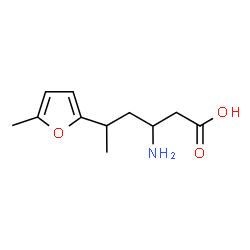 2-Furanpentanoicacid,bta-amino-delta,5-dimethyl-(9CI) structure