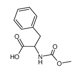 2-((methoxycarbonyl)amino)-3-phenylpropanoic acid Structure