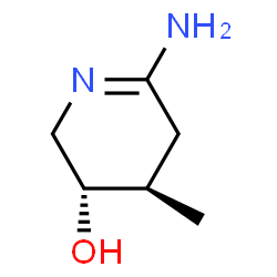 3-Pyridinol,6-amino-2,3,4,5-tetrahydro-4-methyl-,(3S-trans)-(9CI) Structure