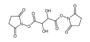 bis(2,5-dioxopyrrolidin-1-yl) 2,3-dihydroxysuccinate Structure