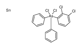 dichloro-(2,3-dichlorophenyl)-diphenyl-λ5-arsane,tin结构式