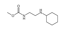 methyl (2-(cyclohexylamino)ethyl)carbamate Structure