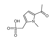 1H-Pyrrole-2-methanesulfonicacid,5-acetyl-1-methyl-(9CI)结构式