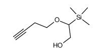 2-(3-butynyloxy)-2-(trimethylsilyl)ethanol结构式