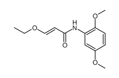 2,5-dimethoxy-β-ethoxyacryloanilide结构式