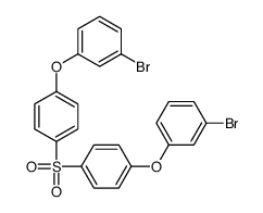 1-bromo-3-[4-[4-(3-bromophenoxy)phenyl]sulfonylphenoxy]benzene结构式