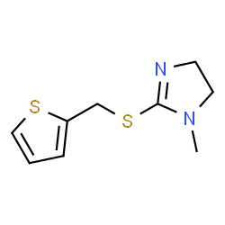 2-Imidazoline,1-methyl-2-(2-thenylthio)-(8CI)结构式