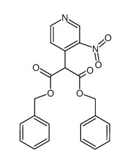 2-(3-nitropyridin-4-yl)malonic acid dibenzyl ester结构式