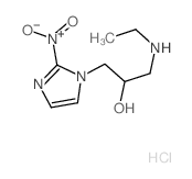 1-ethylamino-3-(2-nitroimidazol-1-yl)propan-2-ol Structure