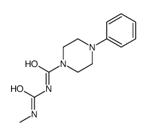 N-(methylcarbamoyl)-4-phenylpiperazine-1-carboxamide Structure