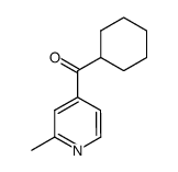 cyclohexyl(2-methylpyridin-4-yl)methanone结构式
