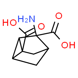 Tricyclo[2.2.1.02,6]heptane-1,3-dicarboxylic acid, 3-amino-, (1S,2R,3S,4S,6S)- (9CI)结构式