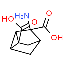 Tricyclo[2.2.1.02,6]heptane-1,3-dicarboxylic acid, 3-amino-, (1S,2R,3S,4S,6S)- (9CI) Structure