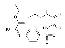 ethyl [4-[(propylcarbamoylformyl)sulfamoyl]phenyl]carbamoylformate picture