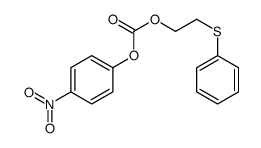 (4-nitrophenyl) 2-phenylsulfanylethyl carbonate Structure