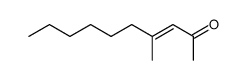 (E)-4-methyl-dec-3-en-2-one Structure