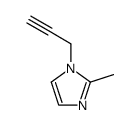 1H-Imidazole,2-methyl-1-(2-propynyl)-(9CI) structure