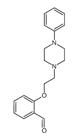 2-(2-(4-phenylpiperazinyl)ethoxy)benzaldehyde结构式