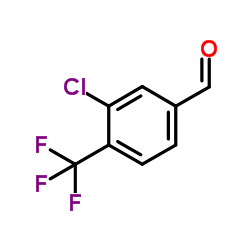 3-Chloro-4-(trifluoromethyl)benzaldehyde structure
