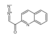 2-diazonio-1-quinolin-2-ylethenolate Structure