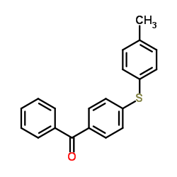 4-苯甲酰基-4'-甲基-二苯硫醚结构式