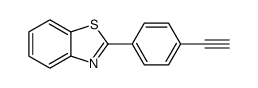 2-(4-ethynylphenyl)-1,3-benzothiazole Structure